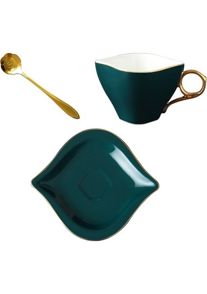 Lüks Avrupa Tarzı Kahve Fincanı Set Porselen Öğleden Sonra Çay Yeniden Kullanılabilir Eko Dostu Mate Kupası Seyahat Tazas Ev Ürünleri 50 | Teacup Tabak Setleri (Yurt Dışından)