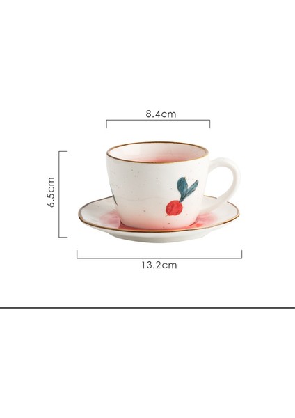 Japon Yaratıcı Lüks Seramik Kahve Fincanı Set Vintage Ev Öğleden Sonra Çay Bardağı Seti Sevimli Copo Cafe Mutfak Aksesuarları Bd50 | Kupa Ve Tabaklar (Yurt Dışından) fiyatları