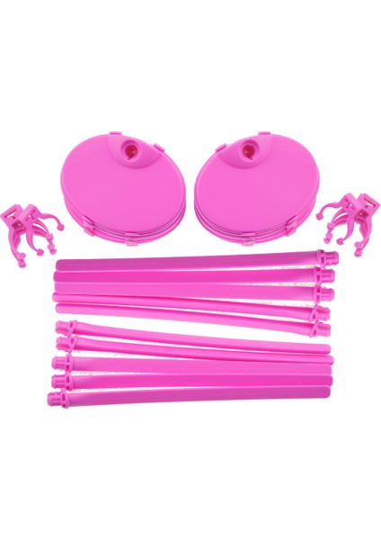 Barbie Bebek Standı 10'lu Paket Pembe (Yurt Dışından)