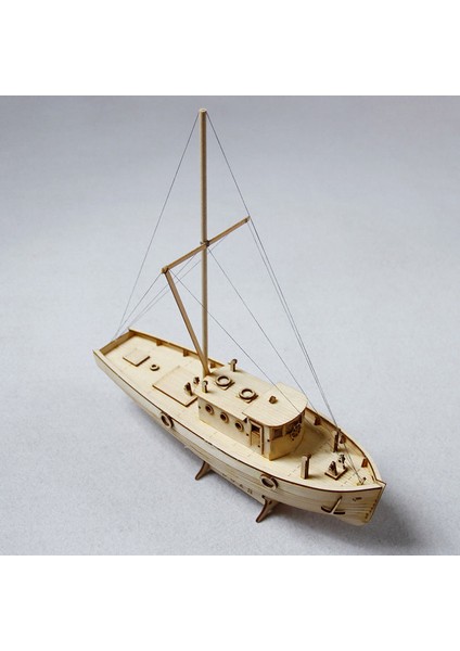 Ahşap Tekne Ahşap Gemi Modeli Gemi Montaj Modeli Dıy Kitleri Ahşap Yelkenli Tekne 1:50 Ölçekli Dekorasyon Oyuncak Hediye | Model Yapı Kitleri (Yurt Dışından)