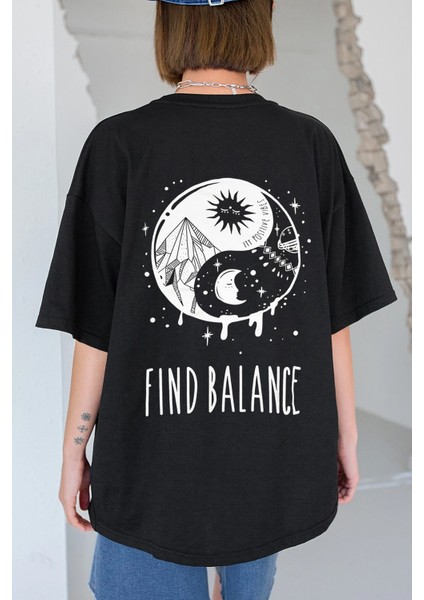 Yingyang Baskılı Tshirt fiyatları