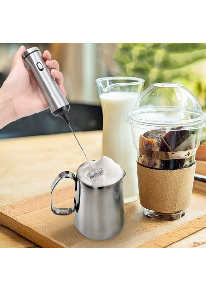 Usb Işlevli Paslanmaz Çelik 2 Hızlar Ücretli 2 Bahar Çırpma Kafası Elektrikli Süt Froother Yumurta Çırpıcı Süt Foamer Mikser | Sütlüler (Yurt Dışından)