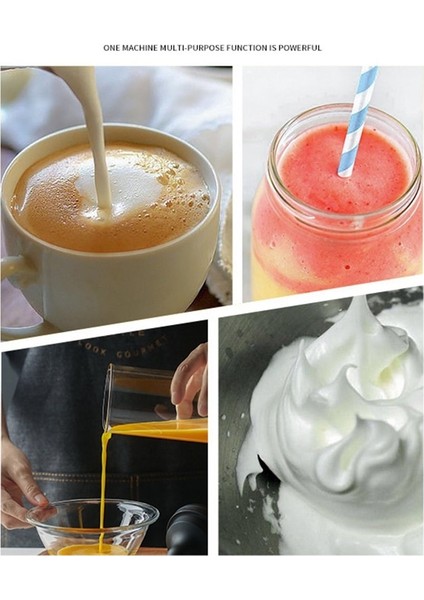 Süt Frother Elektrikli Foamer Kahve Köpük Makinesi Süt Sallamak Mikser Pil Süt Froother Kupası Ev Ofis Seyahat | Sütlüler (Yurt Dışından)