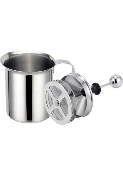 Manuel Süt Frother Seti 800Ml, Paslanmaz Çelik Çift Örgü Süt Köpürme Sürahi, Cappuccino & Amp Için Süt Kremi; Amp;Fantezi Kahve | Sütlüler (Yurt Dışından)