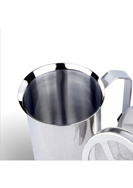 400Cc Manuel Süt Frother Paslanmaz Çelik Çift Örgü Süt Kreması Süt Köpük Mesh Kahve Foamer Kreması | Sütlüler (Yurt Dışından)