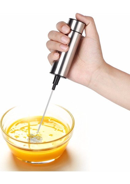 Elektrikli Süt Froother Kahve Cappuccino Foamer Makinesi 3 Adet Paslanmaz Çelik Tişlık Mutfak El Yumurta Çırpıcı Içecekler Mikser Blender | Sütlü Anneler (Yurt Dışından)