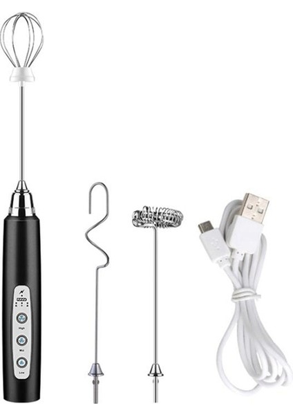 3 Modlar Süt Frother Elektrikli El Çırpma Teli Blender Otomatik Krem Çırpma Teçhizatı (Yurt Dışından)