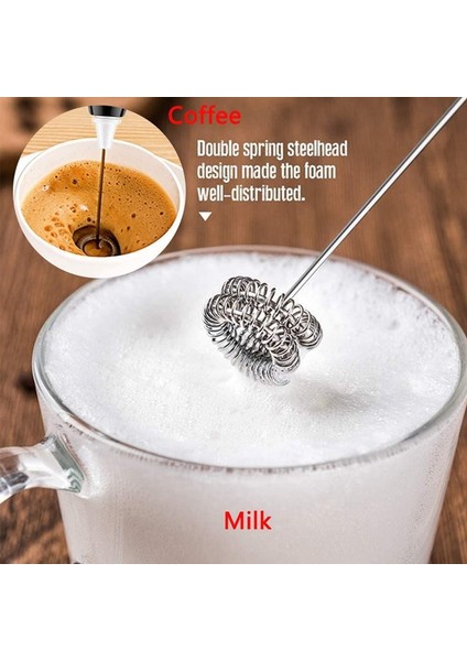 Süt Frother Elektrikli, El Elektrikli Içecek Karıştırıcı, Süt Froother Usb Şarjlı, Kahve Lattes Cappuccino | Yumurta Çırpıcı (Yurt Dışından)
