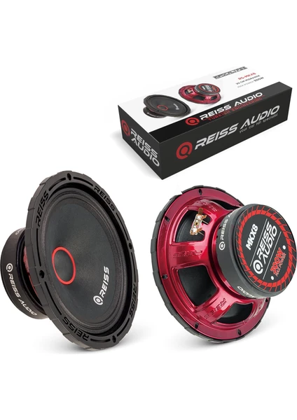 Reiss Audio Oto Mıdrange Kare 20CM 300W 2 Adet Reıss Audıo Rs-Mkx8