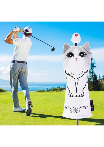 Kedi Desen Su Geçirmez Golf Kafası (Yurt Dışından) indirimleri