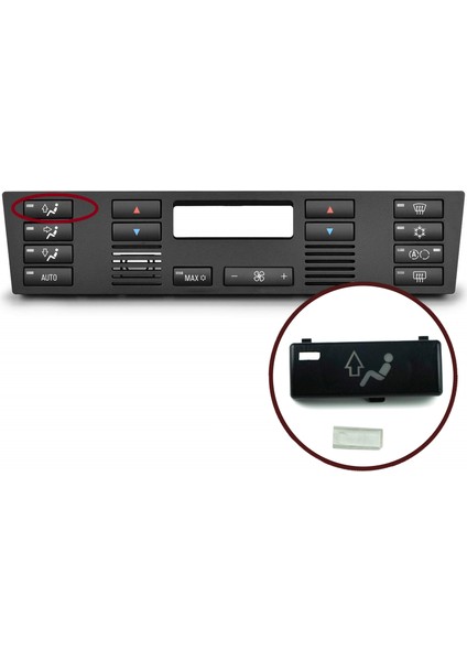 BDP88-1 BMW X5 E53 E39 İçin Klima Kontrol Yukarı Yönlendirme Düğme Kapağı 6972163 fiyatları
