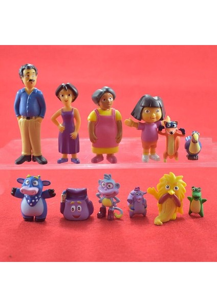 Dora Explorer 12 Adet Şekil Figürinler Oyuncaklar (Yurt Dışından)