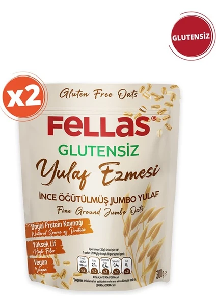 Glutensiz Yulaf Ezmesi 300 gr x 2 Adet