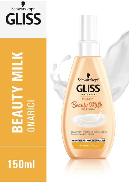 Schwarzkopf Gliss Beauty Milk-Onarici Saç Bakım Sütü 150 ML