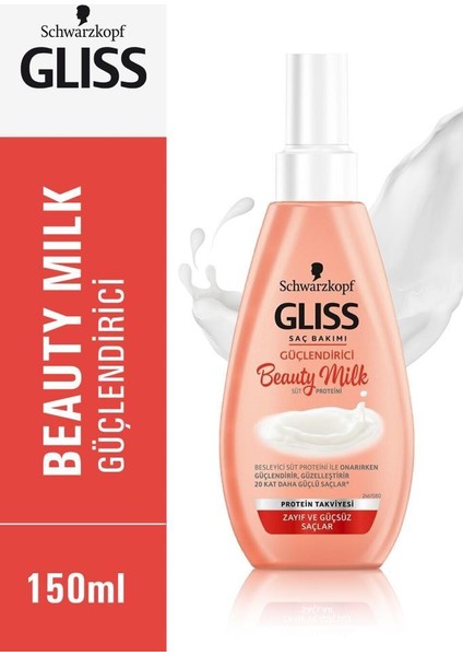 Schwarzkopf Gliss Beauty Milk- Saç Bakım Sütü 150 ML