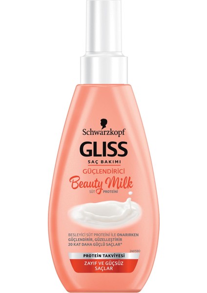 Schwarzkopf Gliss Beauty Milk- Saç Bakım Sütü 150 ML