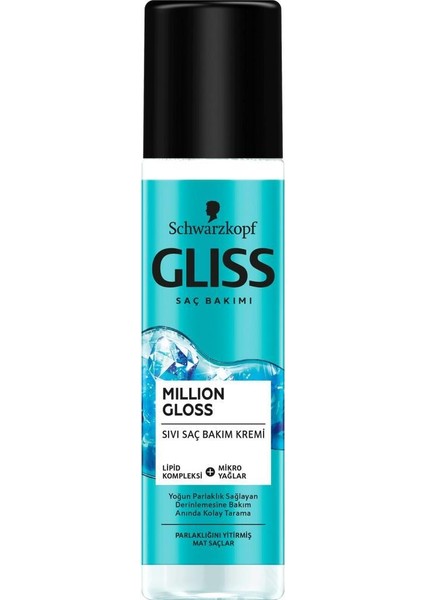 Schwarzkopf Gliss Million Gloss Sıvı Saç Bakım Kremi 200 ML