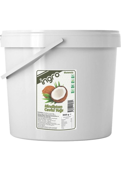 Ingro Hindistan Cevizi Yağı 5000 G
