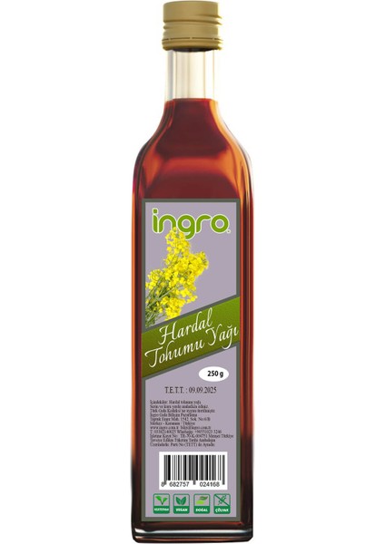 Ingro Hardal Yağı 250 G