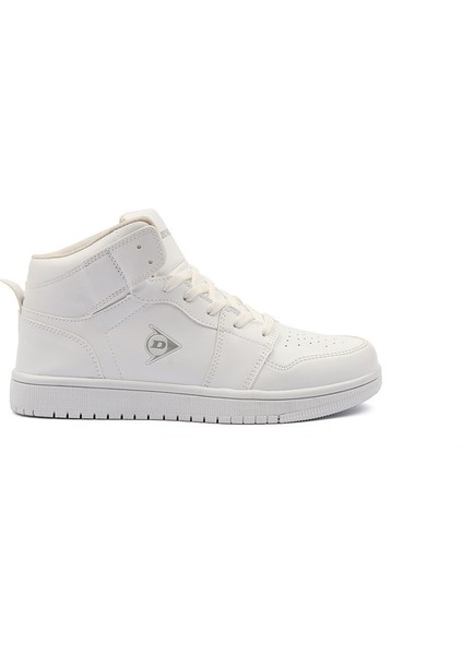 Kadın Mid Boğazlı Sneaker Günlük Spor Ayakkabı 1839 Beyaz V4