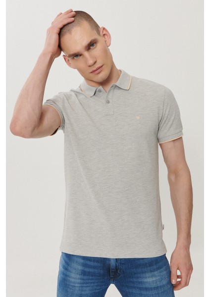 Erkek Slim Fit Dar Kesim Polo Yaka %100 Pamuk Tişört fırsatları