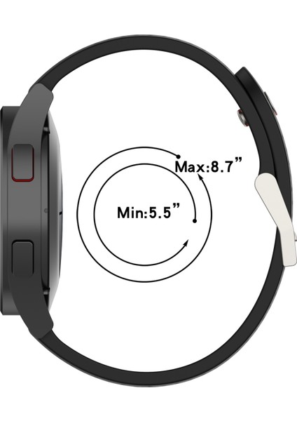 Silikon Samsung Galaxy Watch4 Için Silikon Nefes Izle Strap4 40MM Pembe + Su Ördek (Yurt Dışından)