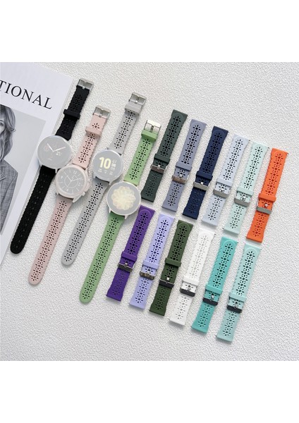 Samsung Galaxy Watch4 Için Silikon Askısı Klasik 46MM Gri (Yurt Dışından)