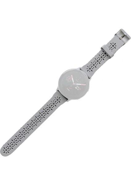 Samsung Galaxy Watch Active2 Için Silikon Kayışı 44MM Seramik Kül (Yurt Dışından)