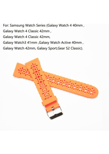 Samsung Galaxy Watch4 Için Silikon Askısı Klasik 46MM Su Ördek Rengi (Yurt Dışından)