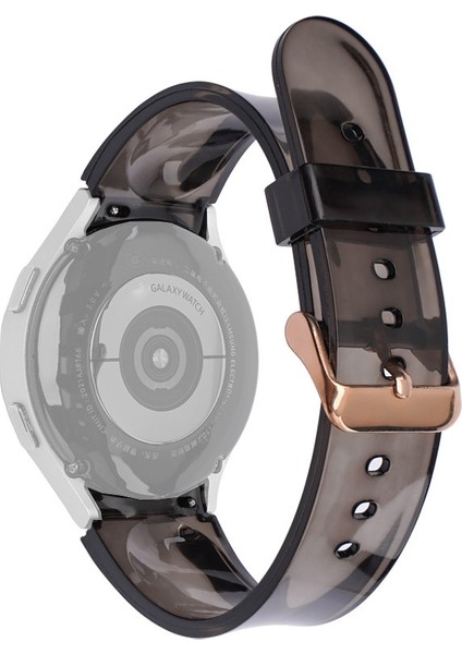 Samsung Galaxy Watch4 Için Tpu Kayışı, Stil: Gül Altın Toka Siyah (Yurt Dışından)