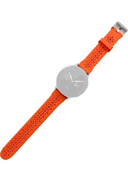 Samsung Galaxy Watch Active2 44MM Portakal Için Silikon Askısı (Yurt Dışından)