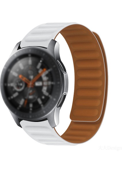 Samsung Galaxy Live SM-R382 Için Silikon Manyetik Kayış Beyaz (Yurt Dışından) fiyatları