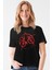 Abisiklet Siyah Kısa Kollu Kadın T-Shirt 1