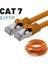 CAT7 S/FTP Ethernet (Network, LAN) Kablosu, Turuncu, 50 cm 2