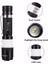 Küresel Koleksiyon ----20000LM Elfeland T6 LED Yakınlaştırılabilir El Feneri Torch USB Şarj Edilebilir Lamba + (Yurt Dışından) 1