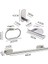 4-Piece Setmatte Siyah Çift Havlu Barları Banyo Havlu Askı Uzay Alüminyum Banyo Aksesuarları Havlu Askısı Havlu Yüzük Tuvalet Fırçası | Banyo Donanım Setleri (Yurt Dışından) 2