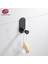 4-Piece Setmatte Siyah Çift Havlu Barları Banyo Havlu Askı Uzay Alüminyum Banyo Aksesuarları Havlu Askısı Havlu Yüzük Tuvalet Fırçası | Banyo Donanım Setleri (Yurt Dışından) 4