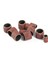 338PCS 60 120320 Zımpara Bandı 3/8 1/4 1/2 Lastik Mandrelli ve 11 Adet Yuvarlak Çelik Delikli Punch Seti, 1-11MM 3