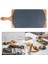 SunniMix Kaya Plakası Ahşap Servis Tepsisi Isıtma Taşı ile Ev Salata Tatlı Kolu ile (Yurt dışından) 3