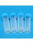 Aracı 10 Adet 5ml Plastik Şeffaf Test Tüpü Flakon Numune Kapları -80 ℃ -121 ℃ 3