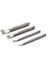4mm 1/2/4/6 Prong Diy Elmas Dikiş Keski Seti Deri El Sanatları Kitleri, Deri Delik Nch Aracı, Daha Keskin ve Dayanıklı 3