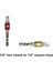 3 Adet Darbeli Sürücü Matkap Soket Adaptörü 3 Renk Anahtarı 6.35MM Hex Shank 1/2 1/4 3/8 Kare Dönüştürücü 2