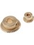 Takım/4 Adet 0,5 Modül Pirinç Konik Dişli 20/40 Diş 3/6 mm Çap Iç Delik 4