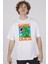 Game Over Oversize Beyaz Tshirt 1