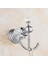 Lüks Kristal Gümüş Banyo Aksesuarları Seti Krom Cilalı Pirinç Banyo Donanım Seti Duvara Monte Banyo Ürünleri Banheiro | Banyo Donanım Setleri (Yurt Dışından) 1