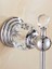 Lüks Kristal Gümüş Banyo Aksesuarları Seti Krom Cilalı Pirinç Banyo Donanım Seti Duvara Monte Banyo Ürünleri Banheiro | Banyo Donanım Setleri (Yurt Dışından) 3