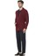 5595 5'li Röpteşambır Pijama Seti - Bordo 1