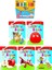 3-6 Yaş Şirin Boyama Kitapları 5 Li +Bic Kids XL12 Li Keçeli Boya (Jumbo)) 1