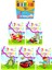 3-6 Yaş Zevkli Boyama Kitapları 5 Li +Bic Kids XL12 Li Keçeli Boya (Jumbo)) 1
