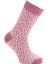 Karo Desenli Pembe Kadın Çorabı 1